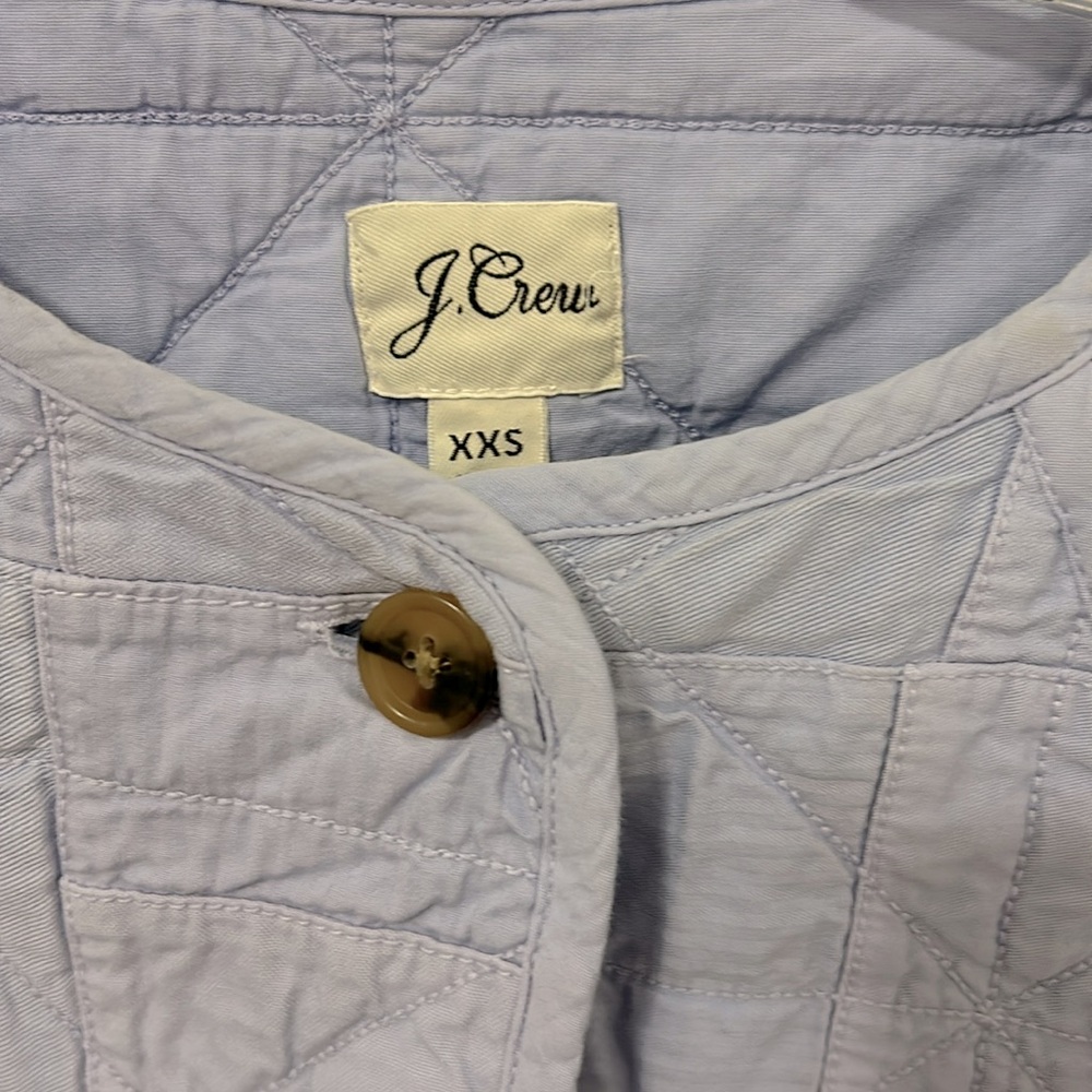 J. Crew Quilted Patchwork Jacket Xxs - image 3